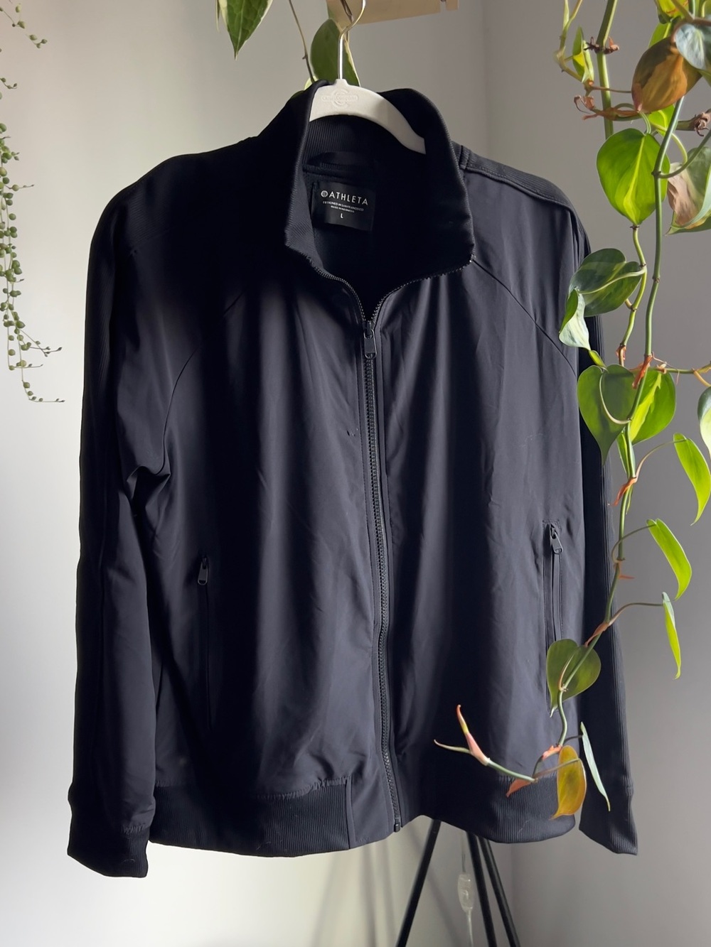 Athleta Black Full-Zip Jacket